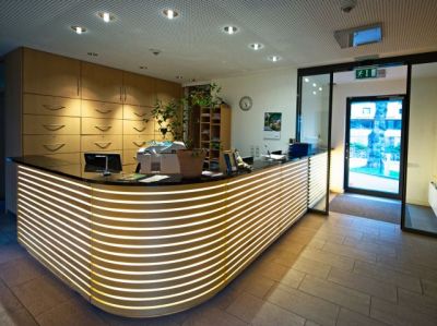 Bild vom Empfang der Interdisziplinären Schmerz- und Palliativstation