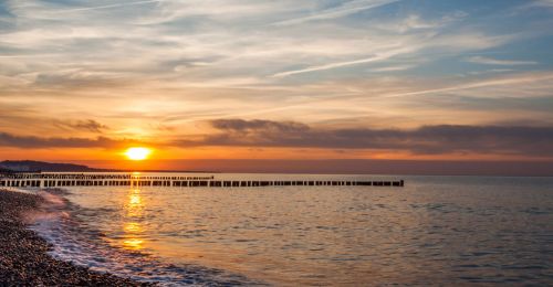 Sonnenuntergang an der Ostsee